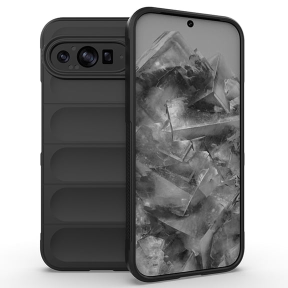 c For Google Pixel 9 Pro XL Case, Flexible TPU Anti-Slip Shockproof Bumper Phone Case, Sim Case Cover
