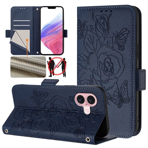 c For iPhone 15 ProMax 15Pro PU Leather Phone Case with Credit Card ...
