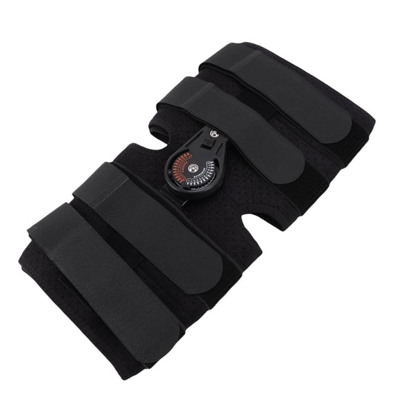 c Hinged Knee Brace Aluminum Alloy Bar Adjustable Stabilizer Meniscus Tear Support Short Type Pain Relief Sports Recovery Orthopedic Care Size S