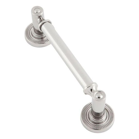 c Minted 4 in. Center-to-Center Polished Nickel Cabinet Pull