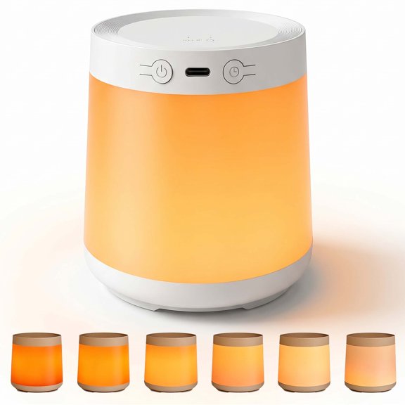 Magicteam Night Light for Kids, Touch Control Dimmable Nursery Night Light, 3 Color Temps with Timer & Memory, Long Lasting Portable Lamp for Breastfeeding, BPA Free