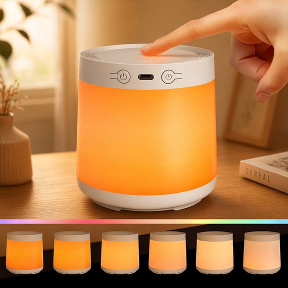 Magicteam Night Light for Baby, Touch Control Dimmable Nursery Night Light, 3 Color Temps with Timer & Memory, Long Lasting Portable Lamp for Breastfeeding, BPA Free