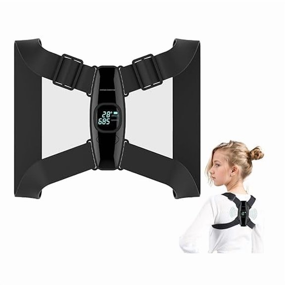 c Upgraded Smart Posture Corrector Adjustable Posture Correction Angle with Vibration Posture Reminder Correct Hunchback Posture Correction Back Posture Monitor Hunchback Smart Corrector
