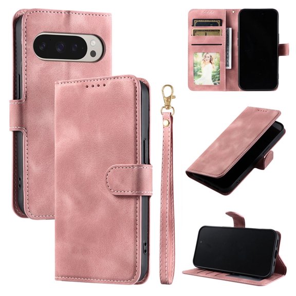 c Wallet Leather Phone Case  For Google Pixel 9 Pro Pixel 9 Pro XL Magnetic Closure PU Leather Folio Flip Phone Cover For Google Pixel 8Pro 8A 7Pro 7A 6A Etc