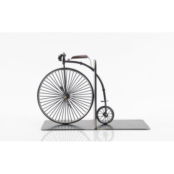 c1870 High Wheeler Bicycle Bookends