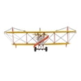 thumbnail image 1 of c1918 Yellow Curtiss Biplane Model Sculpture, 1 of 5