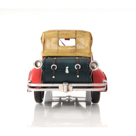 c1933 Vintage Red Duesenberg Model J Sculpture