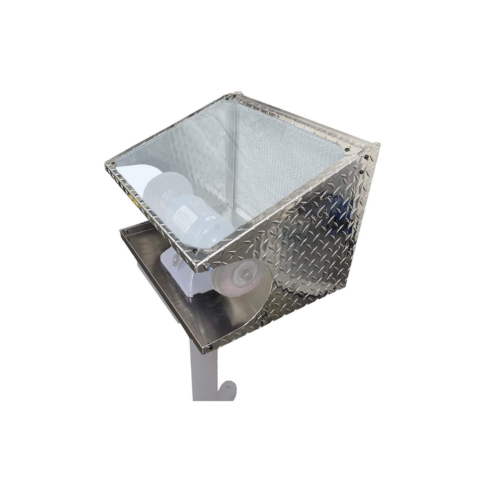 c2M Bench Grinder Aluminum Enclosed Eye Shield Universal Safety