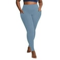 thumbnail image 1 of cFmduc 3 Pack Fleece Lined Leggings for Women Plus Size Tummy Control Leggings High Waisted Athletic Yoga Pants Winter Thermal Leggings with Pockets, 1 of 7