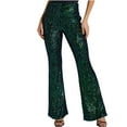 thumbnail image 1 of cFmduc Sequin Pants Women Straight Leg Glitter Sequin Pants Sparkly Loose Trousers Shiny Dance Bling Party Clubwear Pants, 1 of 8
