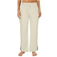 thumbnail image 1 of cFmduc Wide Leg Sweatpants for Women Baggy Elastic Waisted Drawstring Pants Casual Loose Side Slit Athletic Lounge Sweat Pants, 1 of 6