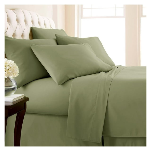 cMinc Extra Deep Pocket King Size Sheets Set, 6Piece Soft Microfiber