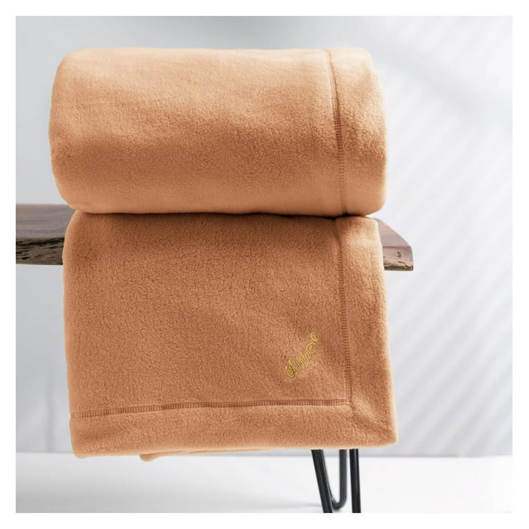 cMinc Ultra Soft Sobellux Fleece Blanket 100 Spun for Plush Comfort Available in a Variety of Colors and Sizes TOAST King