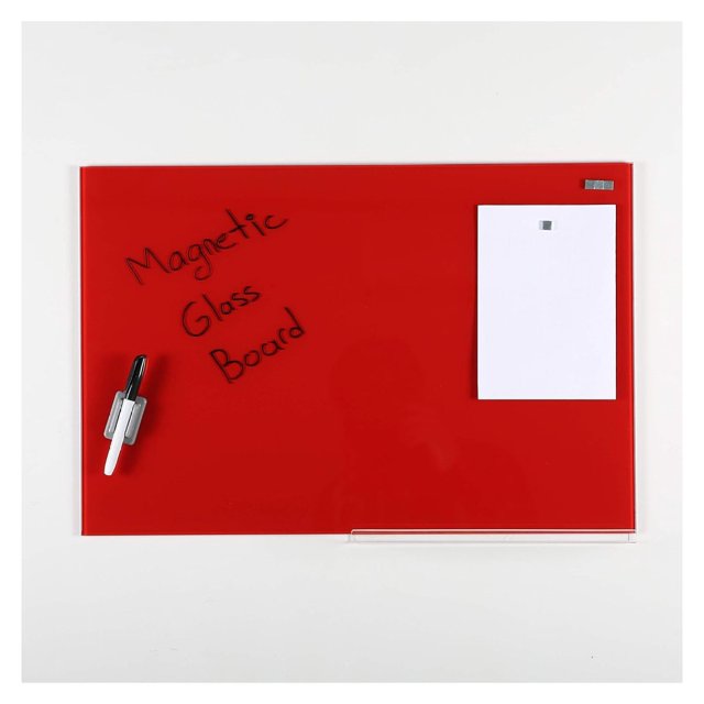 cMinc Wall Mounting Tempered Glass Dry Erase Write On Board Set 23