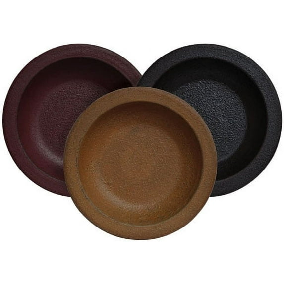 cWI gifts 5.75 3Pc Wood Dish cup Multi