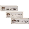 thumbnail image 1 of cWI gifts Welcome Autumn Blessings Blocks 3Set Multi, 1 of 1