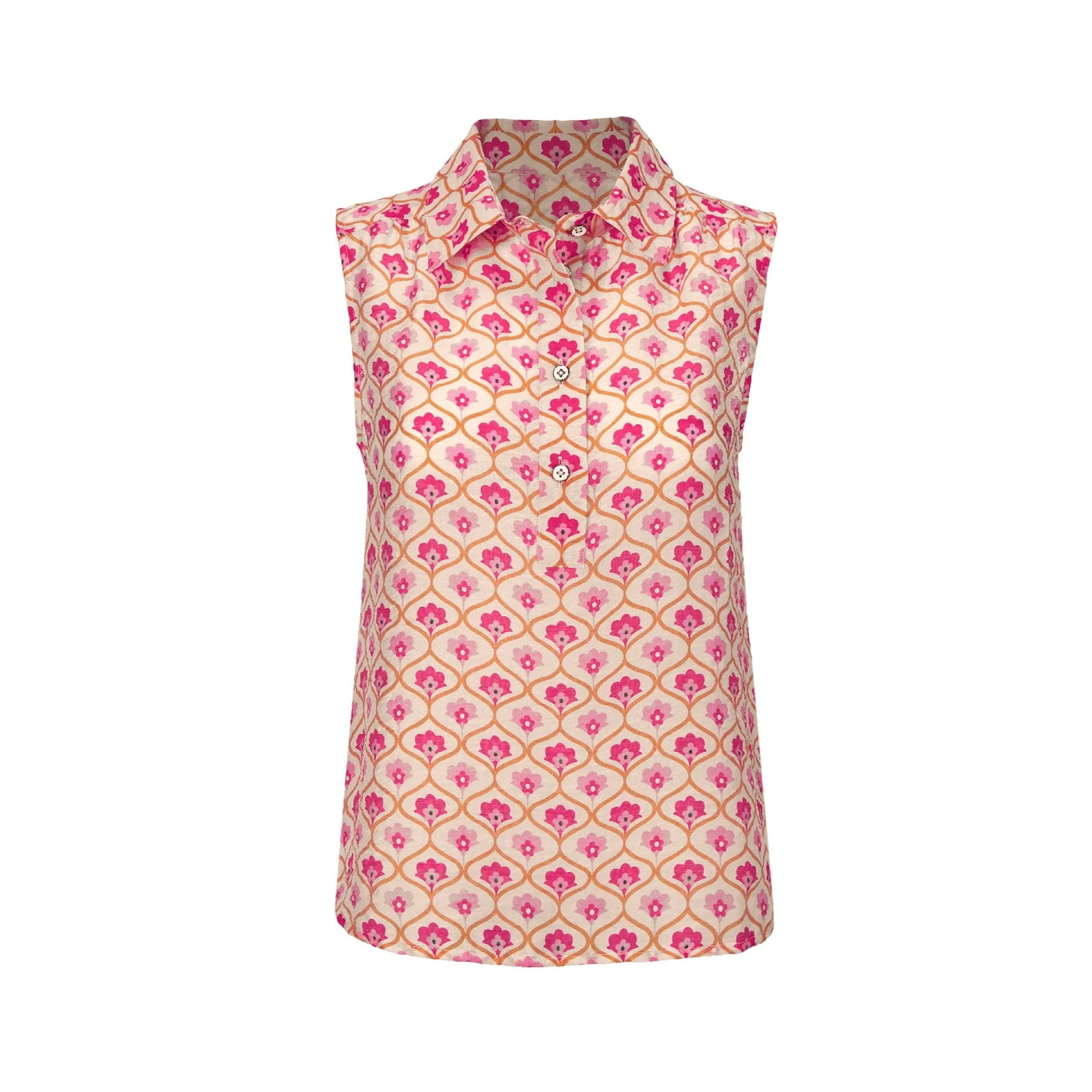 CABI Veneer Top #3786 - Women's Black Sleeveless Blouse With Inverted Front Tuck & Double V-Neckline