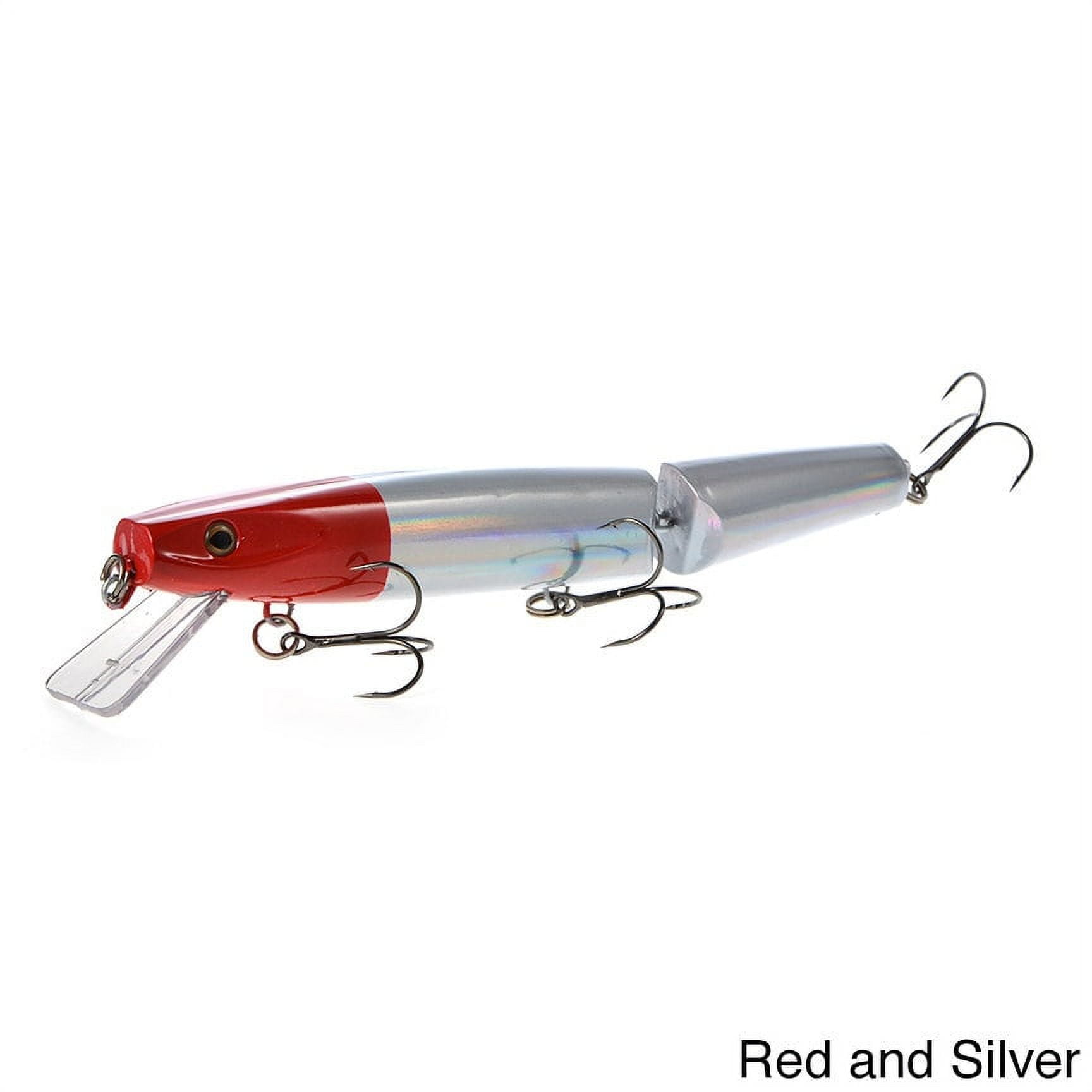 cabo atomic fishing bait, red/silver 