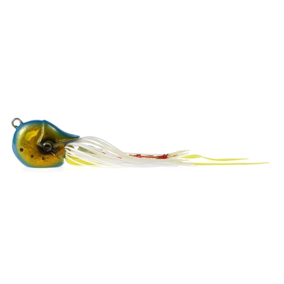 cabo small squid eye fishing lure with rubber skirt