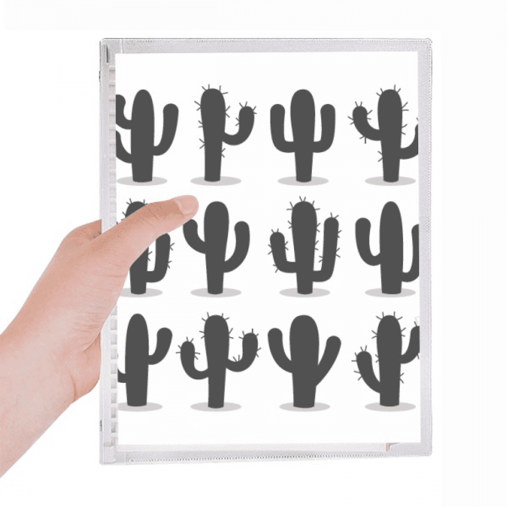 Watercolor Succulents Journal - Lined Notebook With Pocket, Elastic Closure