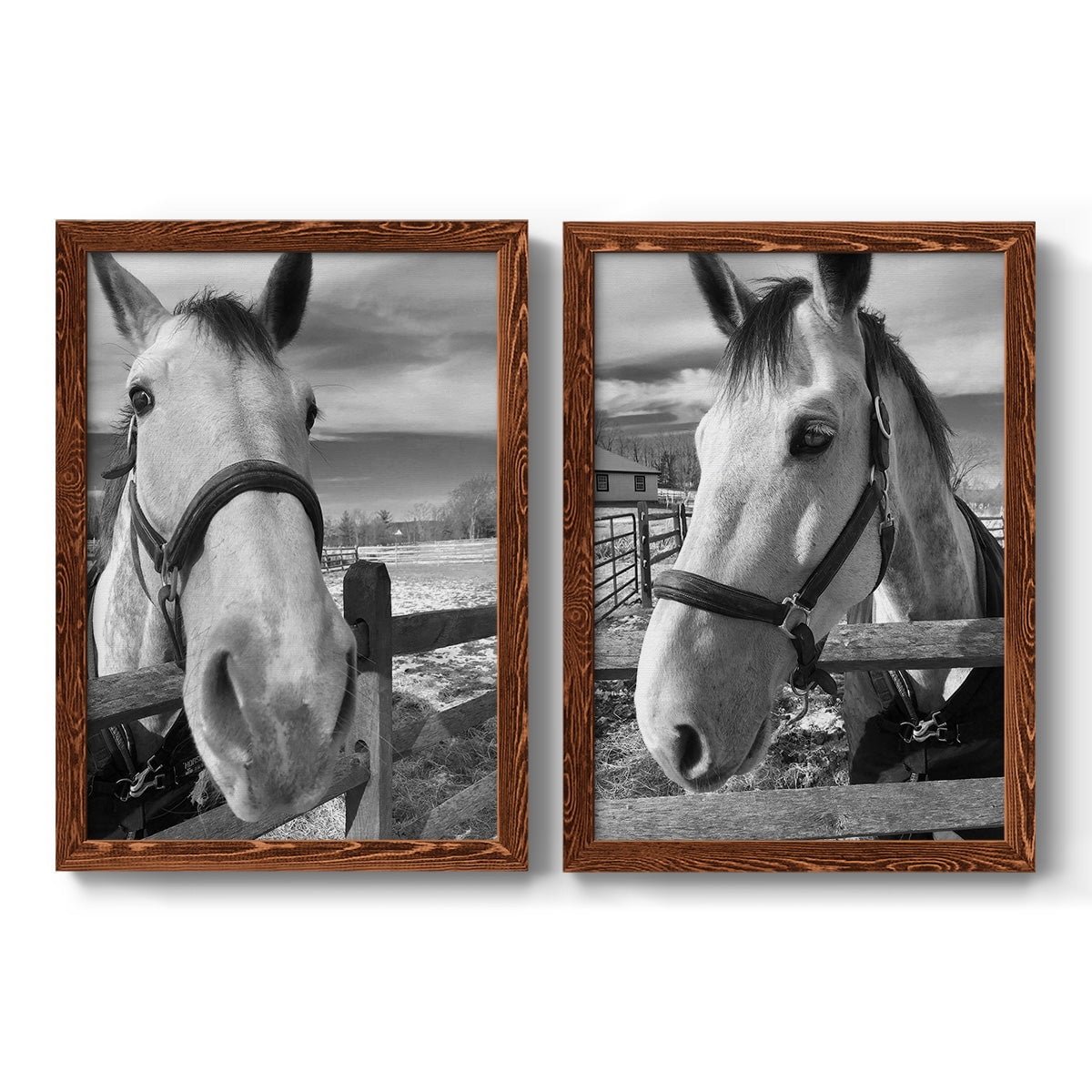 Caen - Premium Framed Canvas 2 Piece Set - Ready to Hang
