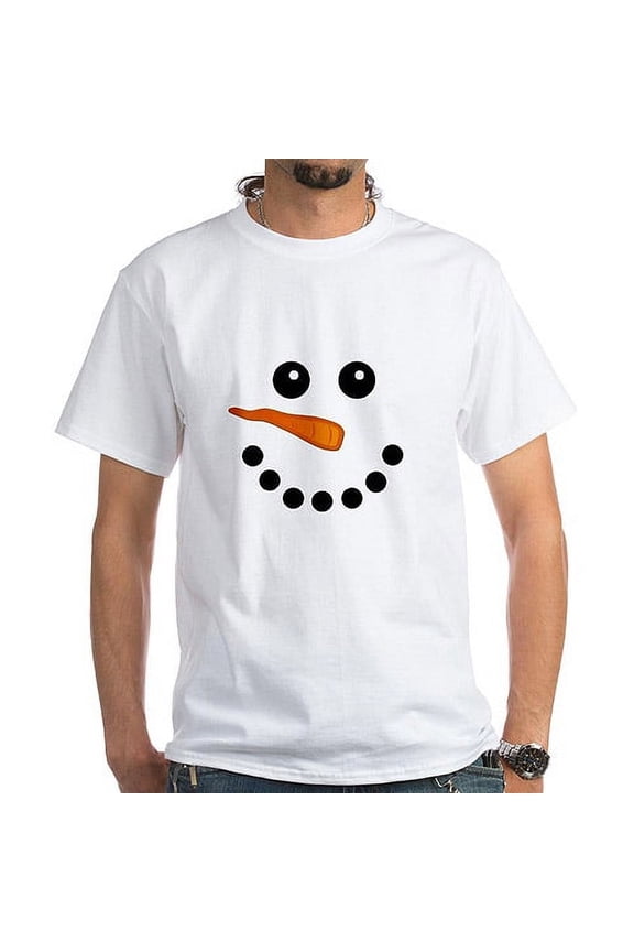 ^^cafepress Big Men's Snowman Face T-shi