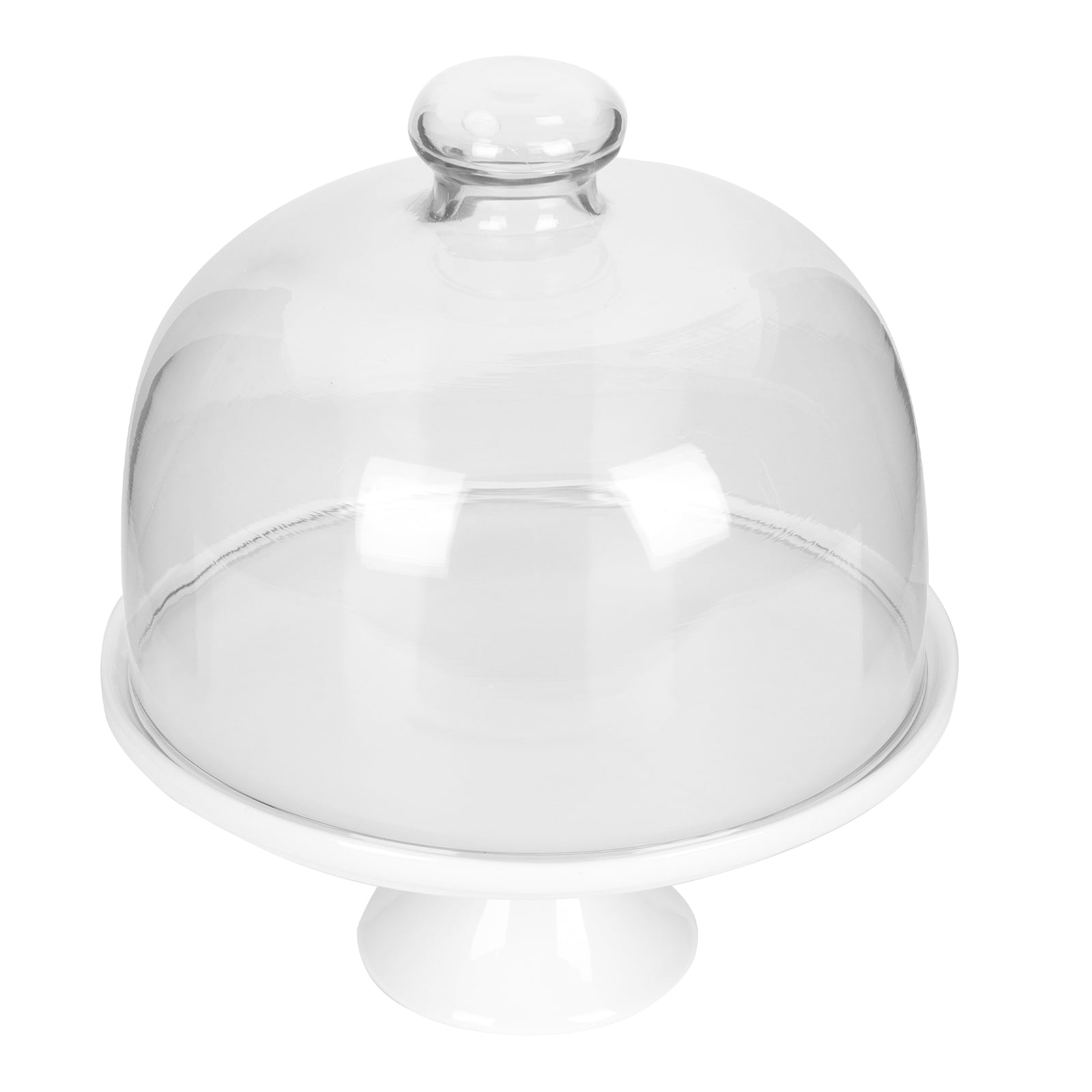 cake figure stand stand with dome ceramic footed cake plate server with