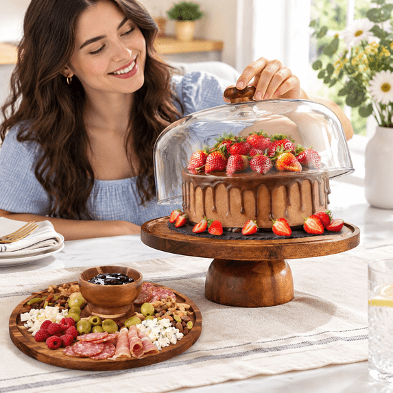 -cake-stand-with--lid 2-in-1 Wood Cake Holder Charcuteried With Cover ...