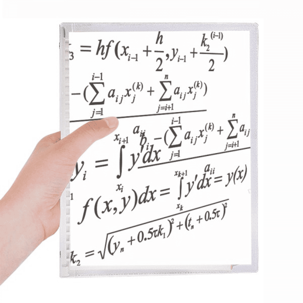 calculus mathematical formulas painted stick notebook loose diary refillable journal statiry