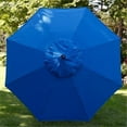 thumbnail image 1 of california umbrella c908-sa39 9 ft. round replacement canopy cover in pacifica navy blue umbrella, 1 of 1