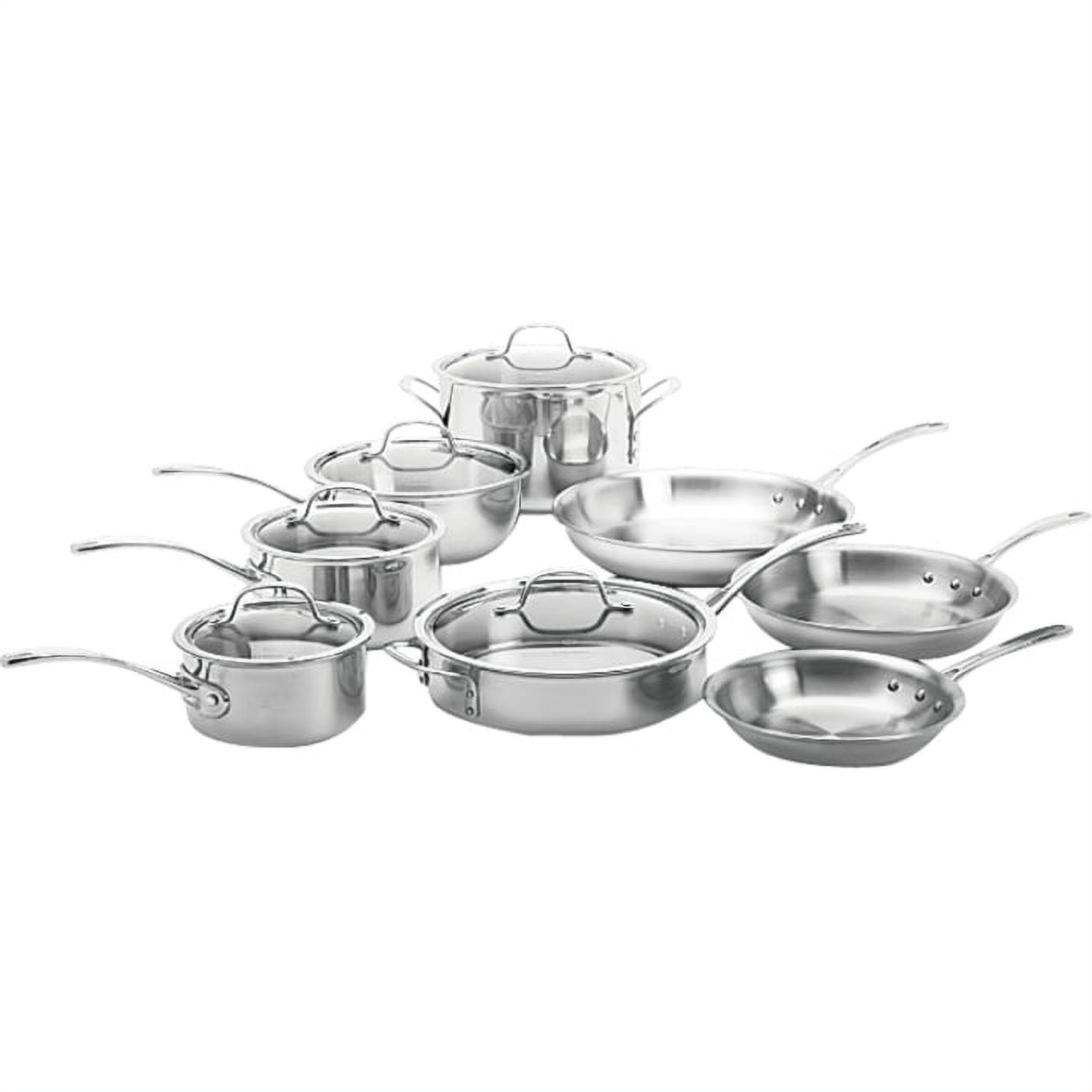 Calphalon Tri-Ply Stainless Steel 8 Piece Cookware Set - Macy's