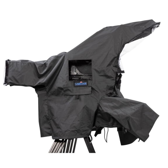 camRade wetSuit EFP Small Water-Resistant Rain Cover for Outside Broadcasting Cameras with 5" or 7" Viewfinder, Black