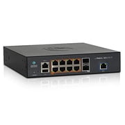 cambium networks cnmatrix ex2010-p, intelligent ethernet poe switch, 8 1g and 2 sfp fiber ports mx-ex2010pxa-u