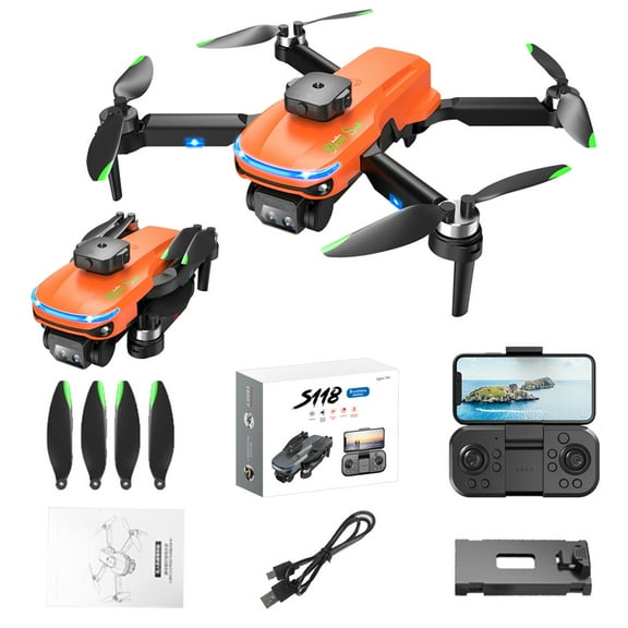 -camera Folding UAV 4K HD Aerial Photography Drone, Brushless Motor, Mobile Phone Control, Multiple Flight Modes