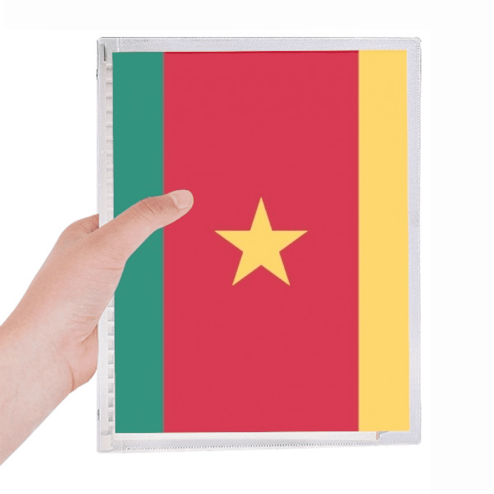 cameroon national flag afcountry notebook loose diary refillable journal statiry