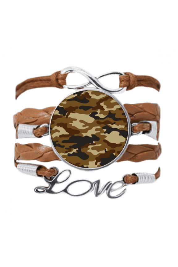 camouflage line art grain illustration pattern bracelet love chain ornament wristband
