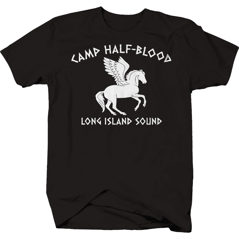 camp half blood T-Shirt for men Adult Unisex shirt Medium Black