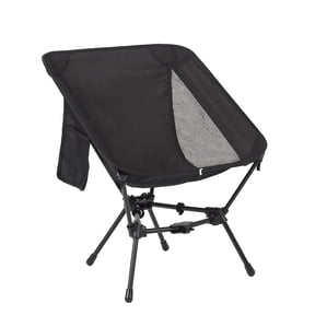 BN-LINK Folding Camping Chair, Portable Backpacking Chair with Carry Bag, Lightweight Hiking Chair for Outdoor Camp, Travel, Beach, Picnic, Black