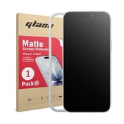 can 1 Pack Matte Screen Protector for iPhone 17 6.3inch 2025 Tempered Glass, Anti Glare & Anti Fingerprint, Smooth as Silk, Scratch Resistance Installation Frame, Bubble-Free