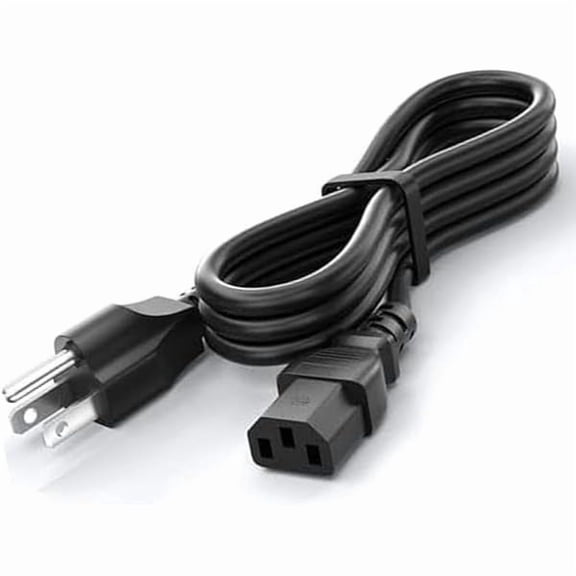 can 10ft 10A 125V AC Power Cable for PC, Monitor, Workstation, Printer, Desktop Computer Power Cord Replacement, 3 Prong Power Cord for Electronics, Universal Power Supply Cable, 1p