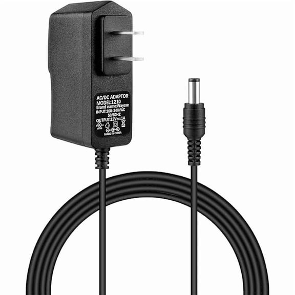 can 12V 1A Power Supply Adapter, 1000mA 12W AC DC Adapter,12W AC Switching Adapter Slim Design DC 12V Power Cord for CCTV Camera, LED Strip Light, Routers, Speakers, Home Appliances, Scanner