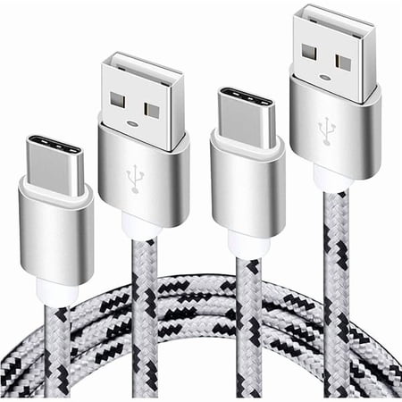 can 2 Charging Cable,15FT 2Pack USB Type C Cable,Extra Long Fast Charger Braided Cord, USB C-A Charging Cable for Samsung Galaxy S9/S8 Plus/Note 8,Pixel XL,LG V30/V20/G7/G6/G5,Google Pixel