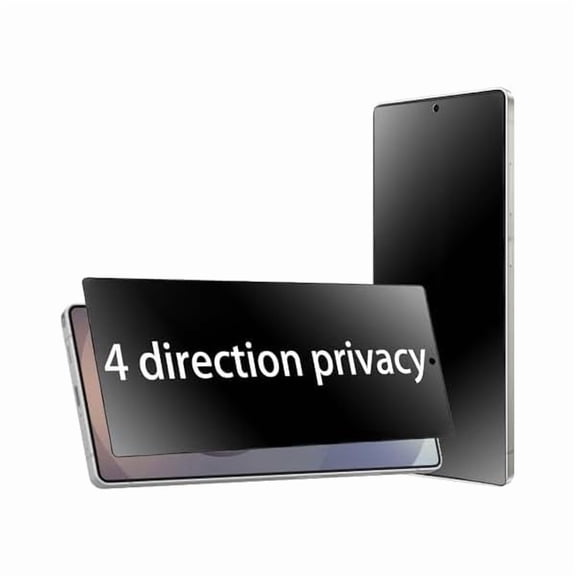can 2 Pack 360 Degree Matte Privacy Screen Protector for Google Pixel 10 Pro / 10/9/9 Pro Anti-glare Anti-Spy 4 Sides Soft Film Support Finger Unlock 6.3 inch