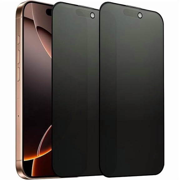 can 2 Pack Compatible with iPhone 16 Pro Max Matte Privacy Screen Protector, Anti-spy Anti-glare Eye Protection Tempered Glass Film 6.9 Inches, Smooth & Sensitive Touch
