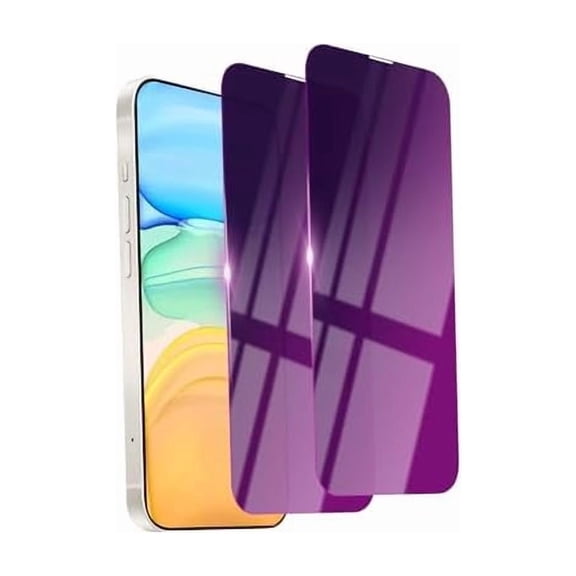can 2 Pack Privacy Screen Protector for iPhone 11/XR Tempered Glass 6.1'' Private Saver Anti-Spy Anti-Blue Light Eye Protection Anti-Scratch Full Coverage No Bubble