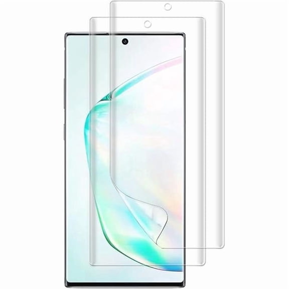can 2 Pack Screen Protector For Samsung Galaxy Note 10 Plus 5G / 4G (6.8 inches) (Not Glass), Flexible Soft TPU Film