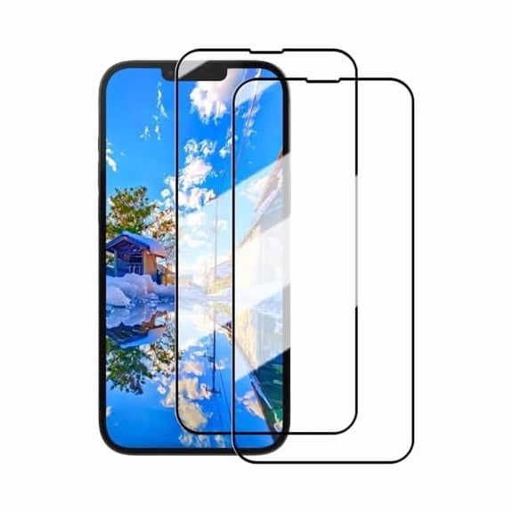 can [2 Pack Screen Protector for Google Pixel 9 Tempered Glass Protective Film 9H Hardness High Transparency Anti-Shatter Anti-Bubble Anti-fingerprint, Black Border