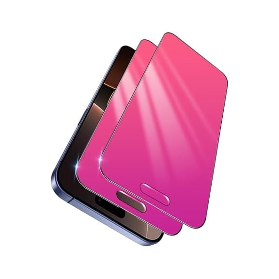 can 2 Pack for iPhone 16 Pro Max Privacy Screen Protector 25 Anti-Spy Tempered Glass Gradient Colorful Anti-Peeping Anti-Bluelight Easy Installation Frame Full Coverage Anti-Scratch 6.9 inch