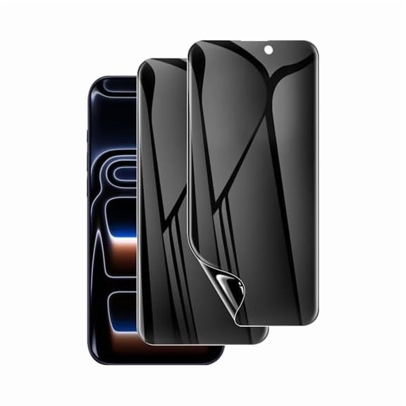 can 2 Pack for iPhone 17 Pro Privacy Screen Protector [Like Original Touch Sensitivity], Anti-Spy Private iPhone 17 Pro Film [Non-Glass], Case Friendly, Scratch-Resistant, Self-Healing