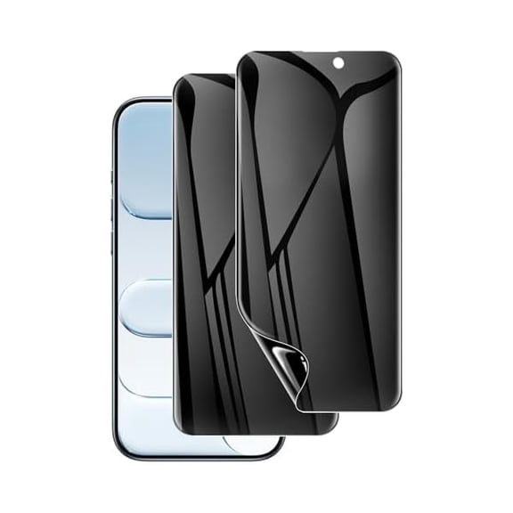 can 2 Pack for iPhone Air Privacy Screen Protector [Like Original Touch Sensitivity], Anti-Spy Private iPhone 17 Air Film [Non-Glass], Case Friendly, Scratch-Resistant, Self-Healing